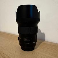 Sigma 50mm Art f/1.4  Canon con custodia e scatola
