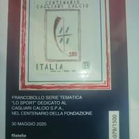 FRANCOBOLLO NUMERATO SERIE LIMITATA 100 ANNI 