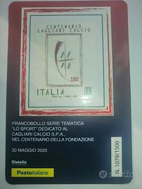 FRANCOBOLLO NUMERATO SERIE LIMITATA 100 ANNI 