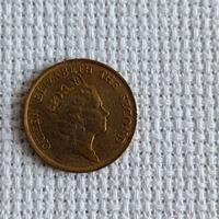 Moneta 10 Cent Hong Kong 1987 Regina Elisabetta II