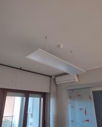 lampadario led sospensione 120*30cm