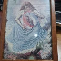 2597-Quadretto Segno Zodiacale Acquario