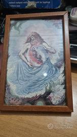 2597-Quadretto Segno Zodiacale Acquario