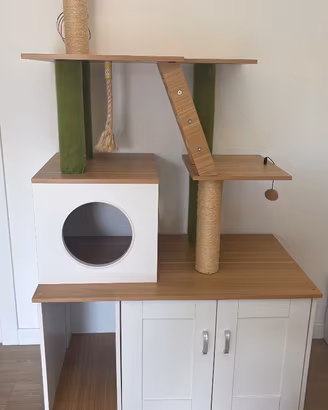 PawHut 2-in-1 Tiragraffi multi funzione