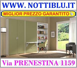 Letto a Scomparsa JERRY 1 piazza MATERASSO OMAGGIO