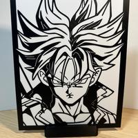 Quadretto Dragon Ball - Trunks Super Sayan