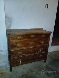 comó di inizio 900 con cassetti
