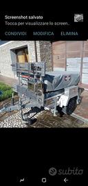 tenda overland taglia medium aperta 160x 220