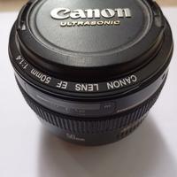 Obiettivo Canon EF 50mm f1.4 USM Ultrasonic