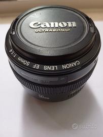 Obiettivo Canon EF 50mm f1.4 USM Ultrasonic