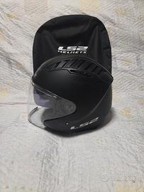 casco jet ls2  e guanti moto revit