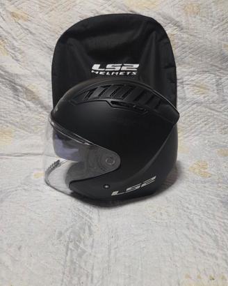 casco jet ls2  e guanti moto revit