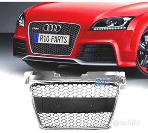 GRIGLIA PER AUDI TT 06-12 LOOK RS COLORE ARGENTO