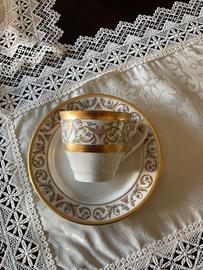 Servizio da caffé vintage in porcellana da 12