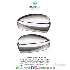 Coppia Calotte Specchio Cromate Fiat 500 dal 2007