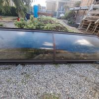 Pensilina in alluminio Autoportante