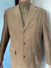 Cappotto uomo velluto