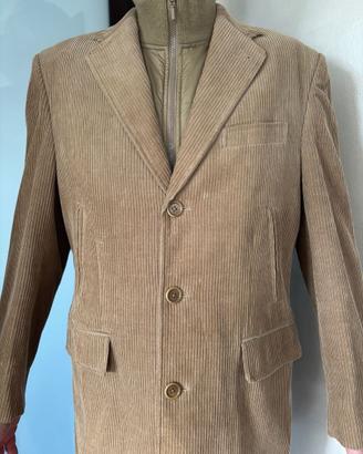 Cappotto uomo velluto