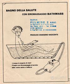 APPARECCHIATURA IDROMASSAGGIO IN VASCA DA BAGNO