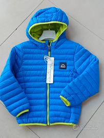 Giubbotto Kappa 100 Grammi Azzurro & Lime Tg 4/10