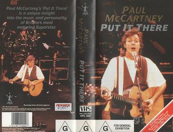 Paul Mc Cartney "Put it there" VHS usata