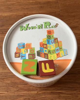 CUBETTI IN LEGNO – WOOD’N PLAY