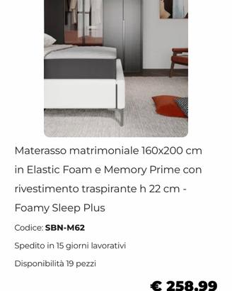 Materasso Deghi 2 m x1,60