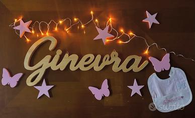 Scritte in legno personalizzate