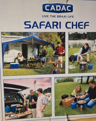 BARBECUE / FORNELLO CADAC SAFARI CHEF CON BOMBOLA