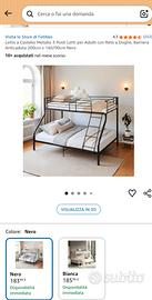 letto a castello usato