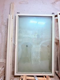 Infisso due ante scorrevole alluminio