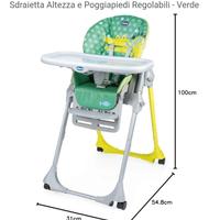 Seggiolone Chicco Polly Easy (dragone)