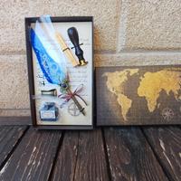 Set  Calligrafia Steampunk - Penna Piuma 