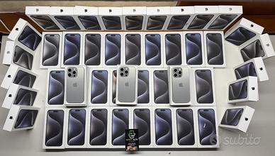 IPHONE 15 PRO 128GB/256GB/512GB VARI COLORI E GAR.