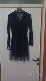 abito in pizzo e tulle 