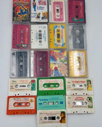 Lotto musicassette vintage bambini Fiabe Sonore