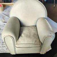 Mini poltrona Vanity Poltrona Frau – Pelle origina