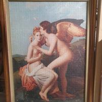 Quadro realizzato con pezzeti di puzzle