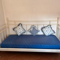 Letto / divano in ferro battuto laccato