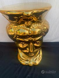 Tavolino / sgabello testa di moro xxl