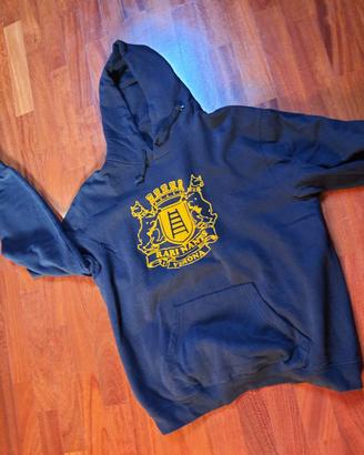 Felpa con cappuccio Blu