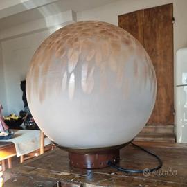  Lampada da tavolo Veart anni 70 vetro Murano