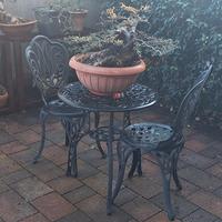 Set giardino  simil ferro battuto 