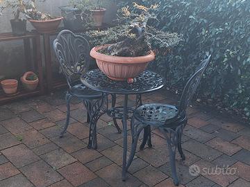 Set giardino  simil ferro battuto 