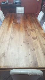 Tavolo rettangolare in legno 