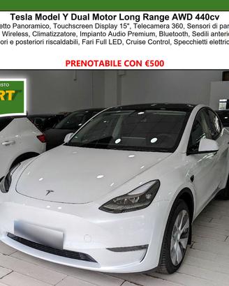 Tesla Model Y 440 cv, AWD, Tetto Panoramico, Auton