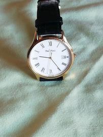 orologio quarzo paul picot cassa placata oro