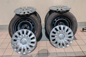 4 Gomme Invernali 5 fori Skoda VW Audi
