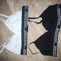 coppia di reggiseni nuovi sportivi 