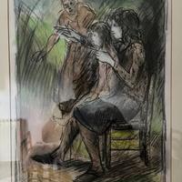 ORIGINAL PAINTING BY QUINTO MARTINI (1908–1990) Mi